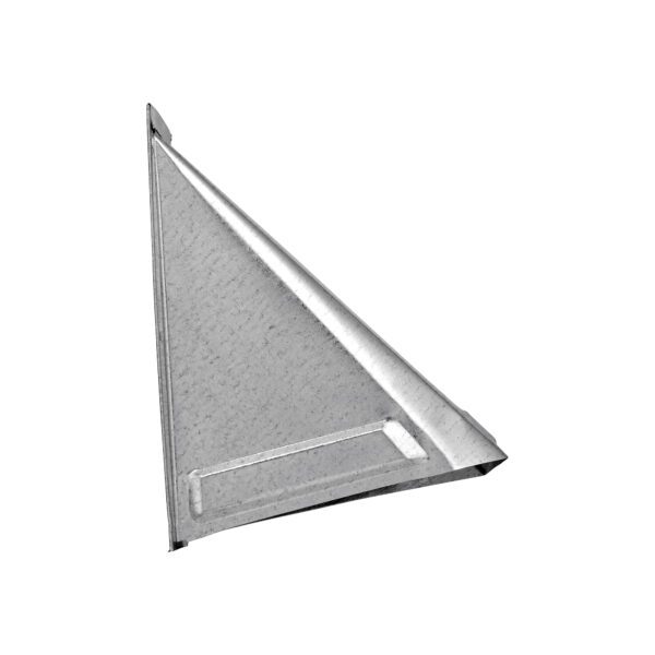 Galvanized Steel Wall Exhaust Bath Fan Vent Hood - Damper - 1/8 inch Bug Screen - Flush Mount - Side