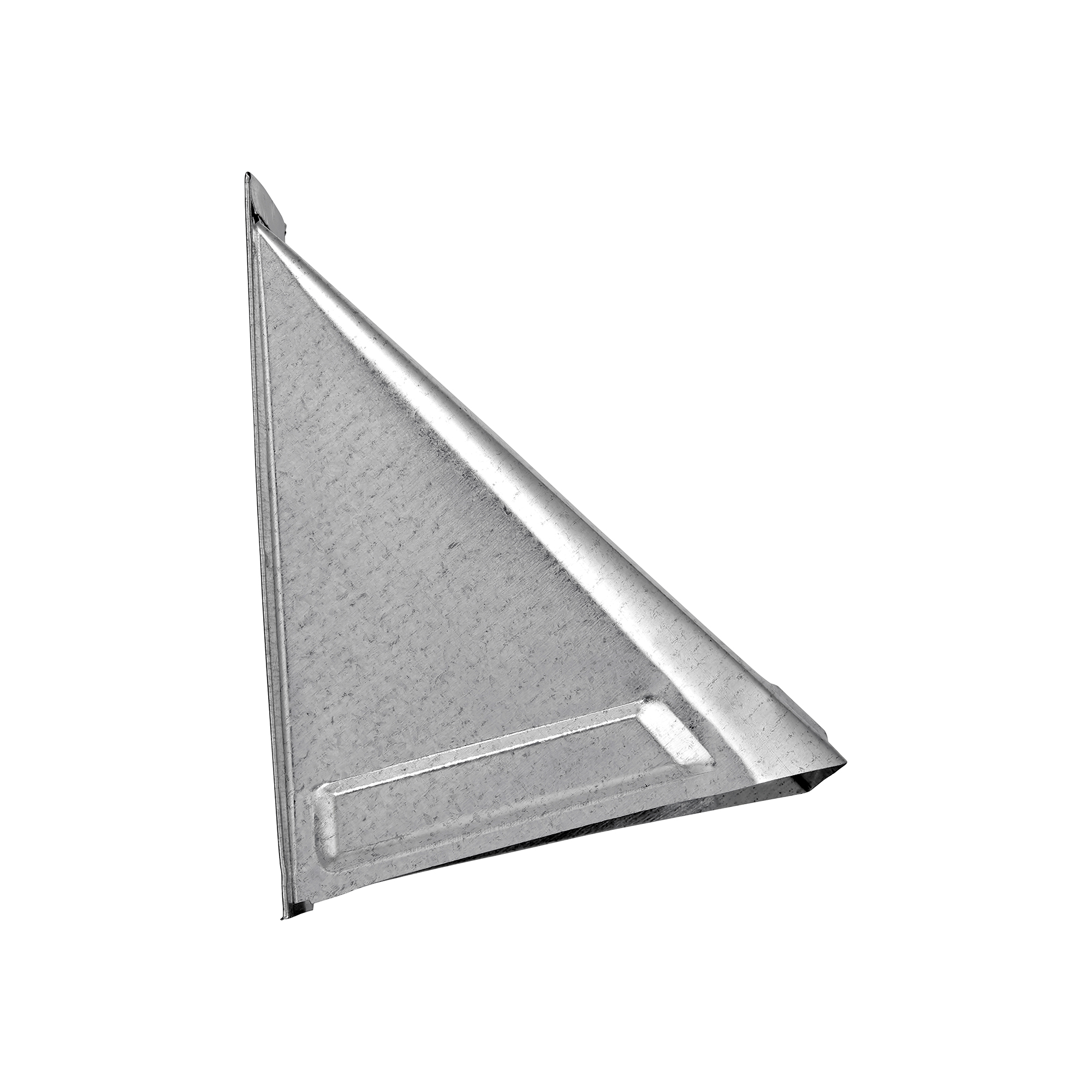 34400GSNT-04 Galvanized Steel Wall Exhaust Bath Fan Vent Hood - Damper - 1/8 inch Bug Screen - Flush Mount - Side
