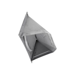 Paint Grade Steel Wall Exhaust Bath Fan Vent Hood - Damper - 1/8 inch Bug Screen - Flush Mount - Closed