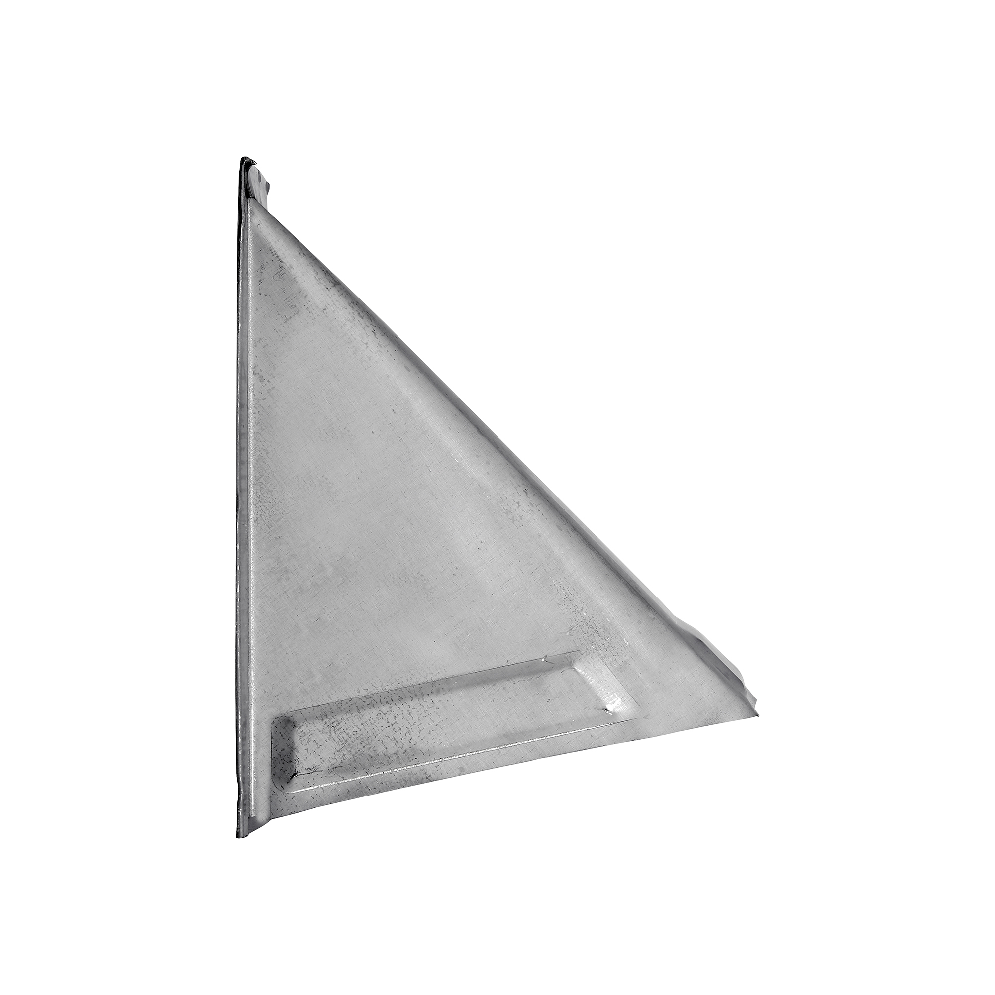 Paint Grade Steel Wall Exhaust Bath Fan Vent Hood - Damper - 1/8 inch Bug Screen - Flush Mount - Side