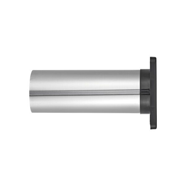 Black Plastic Wall Exhaust Single Flap Bath Vent - Bug Screen - 11 inch Pipe - Side