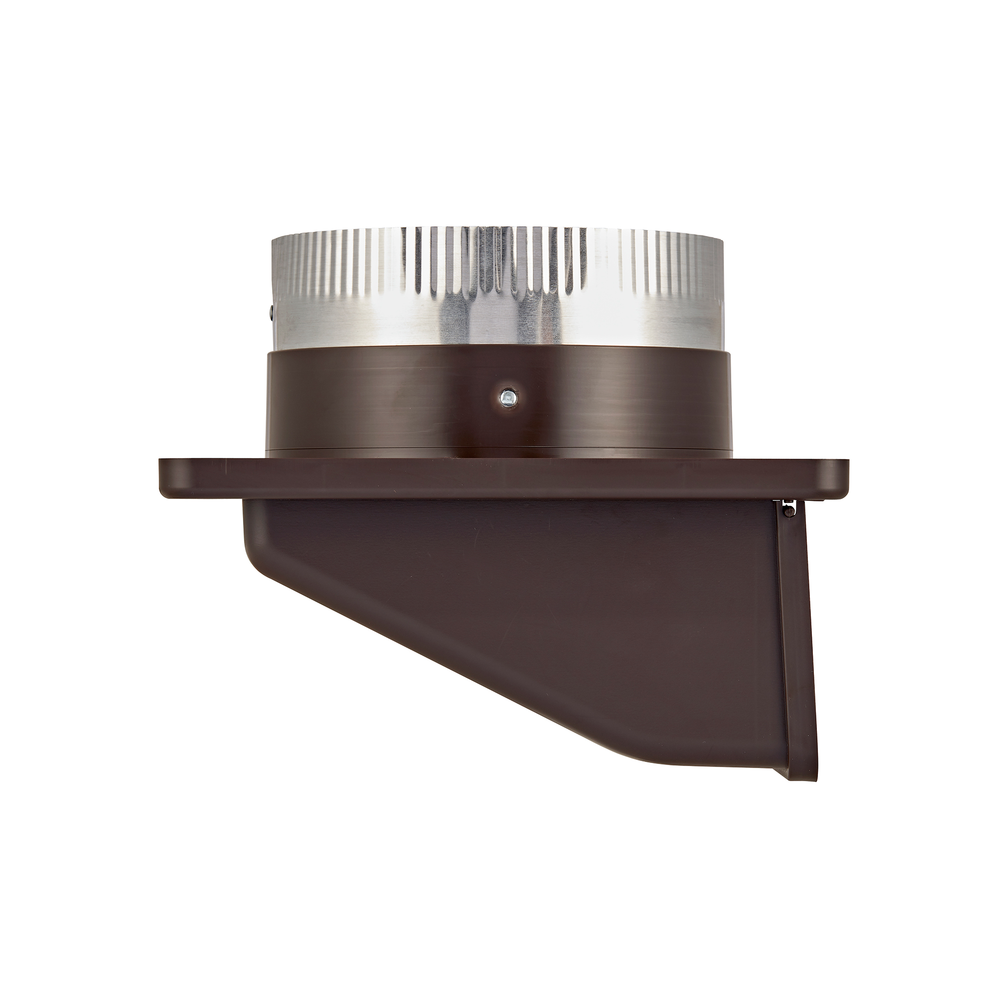 146BSTP-04 Black Plastic Soffit Continuous Run Bath Fan Exhaust Vent - Damper - Screen - 3 inch Pipe - Black Plastic Soffit Continuous Run Bath Fan Exhaust Vent - Damper - Screen - 3 inch Pipe - Side