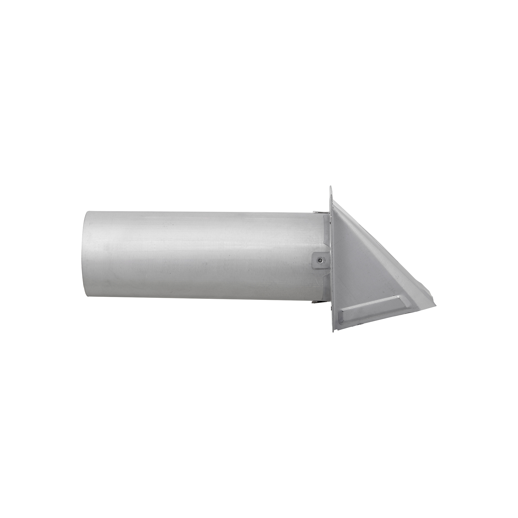 Paint Grade Steel Fresh Air Intake Vent (No Damper) 1/4 inch Wire Mesh Screen - 11 inch Pipe - Side