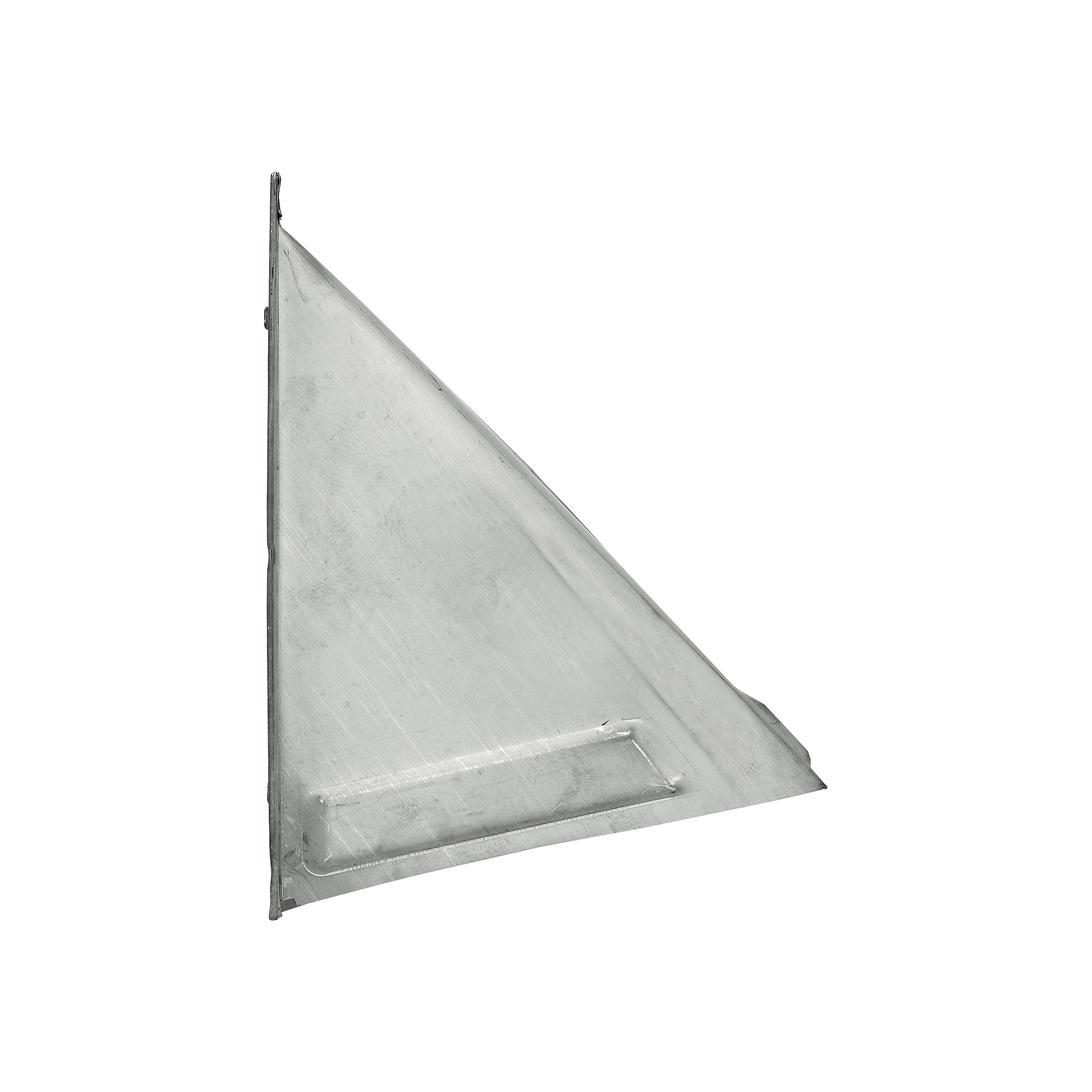 Paint Grade Steel Wall Exhaust Bath Fan Vent Hood - Damper - 1/8 inch Wire Mesh Screen - Flush Mount - Side