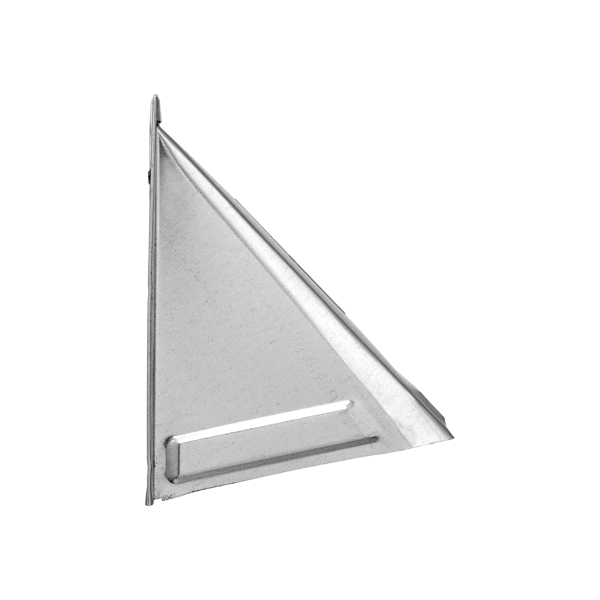 Galvanized Steel Wall Exhaust Bath Fan Vent Hood - Damper - 1/8 inch Wire Mesh Screen - Flush Mount - Side